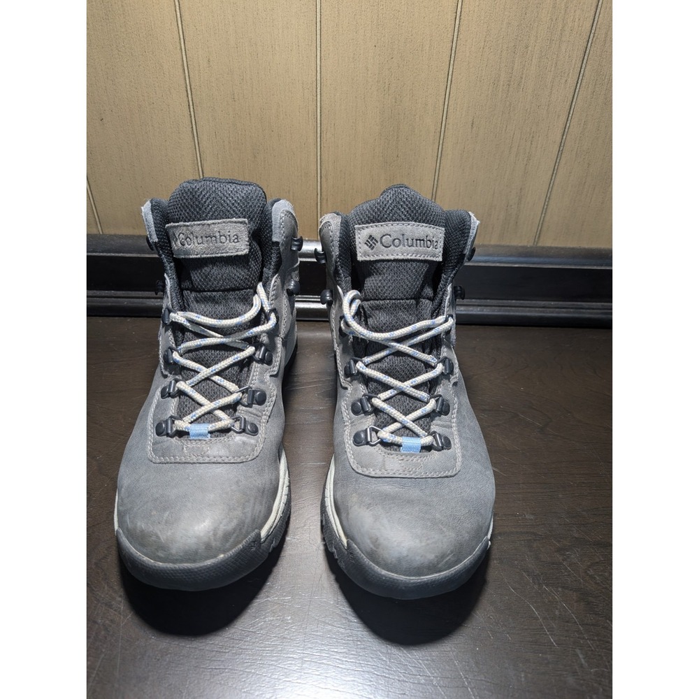 T5 Columbia Newton Ridge Plus Hiking Boot Quarry Black Women's Size US 9.5